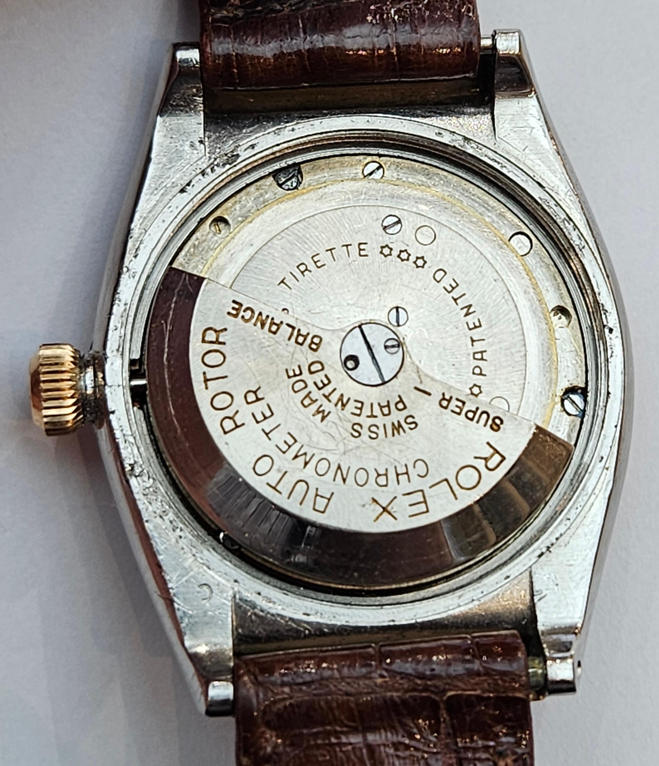 Rolex Chronometer Sammlerstücke mit Kapuze und Blasenrücken Ref. 3065 im Angebot 12