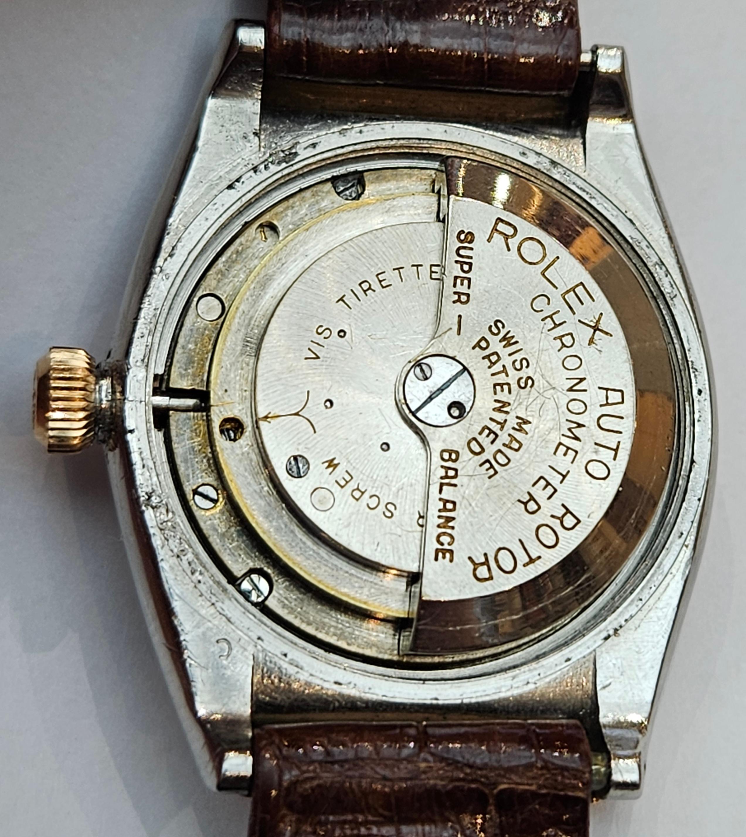 Rolex Chronomètre Collector Hood's Bubble Back Ref. 3065 en vente 13