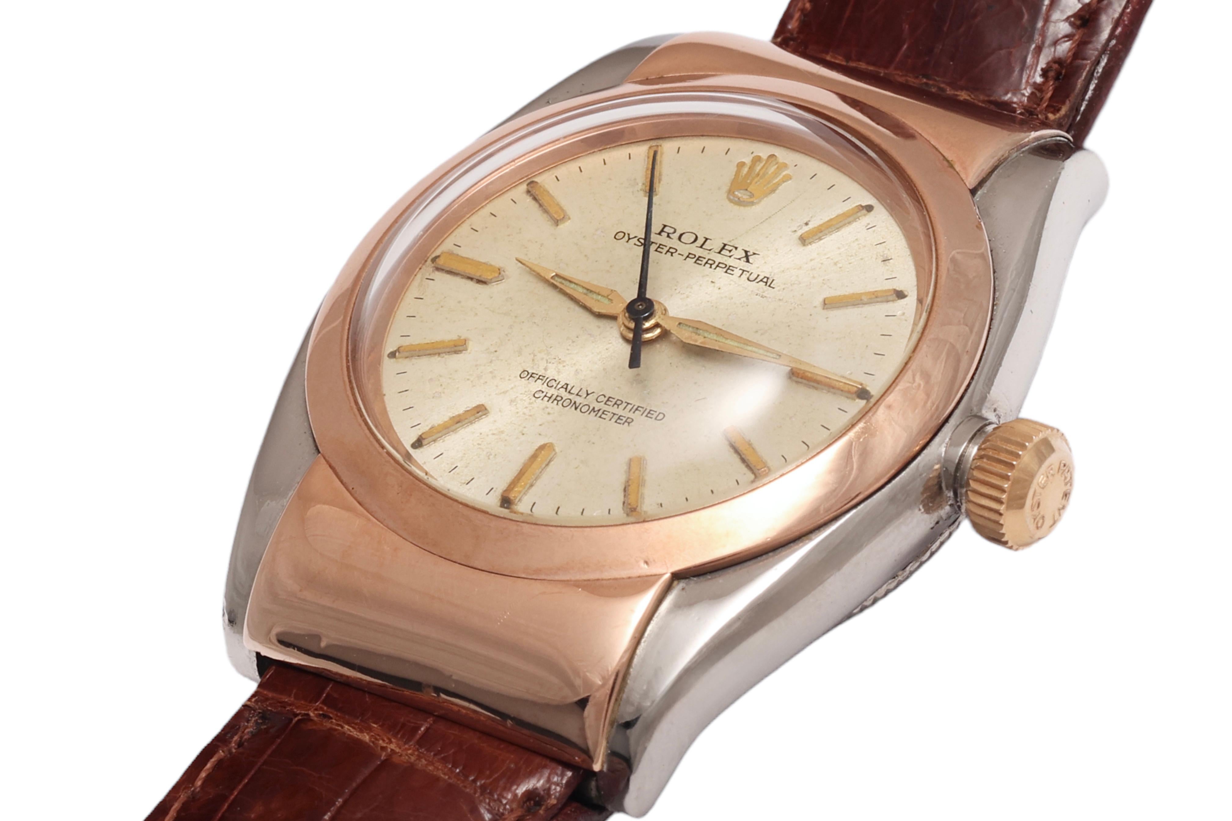 Rolex Chronometer Sammlerstücke mit Kapuze und Blasenrücken Ref. 3065 im Zustand „Hervorragend“ im Angebot in Antwerp, BE
