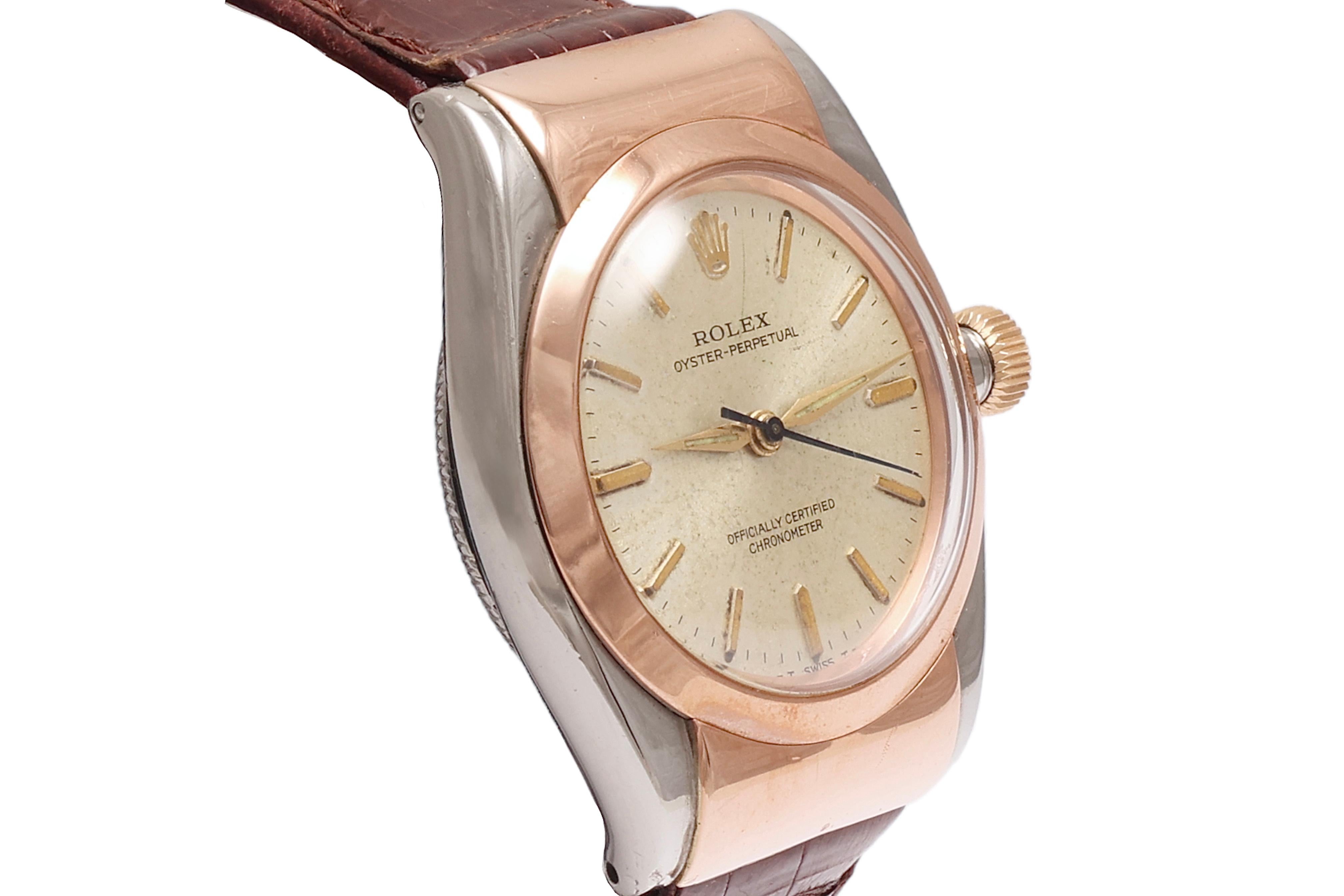 Rolex Chronometer Sammlerstücke mit Kapuze und Blasenrücken Ref. 3065 im Angebot 1