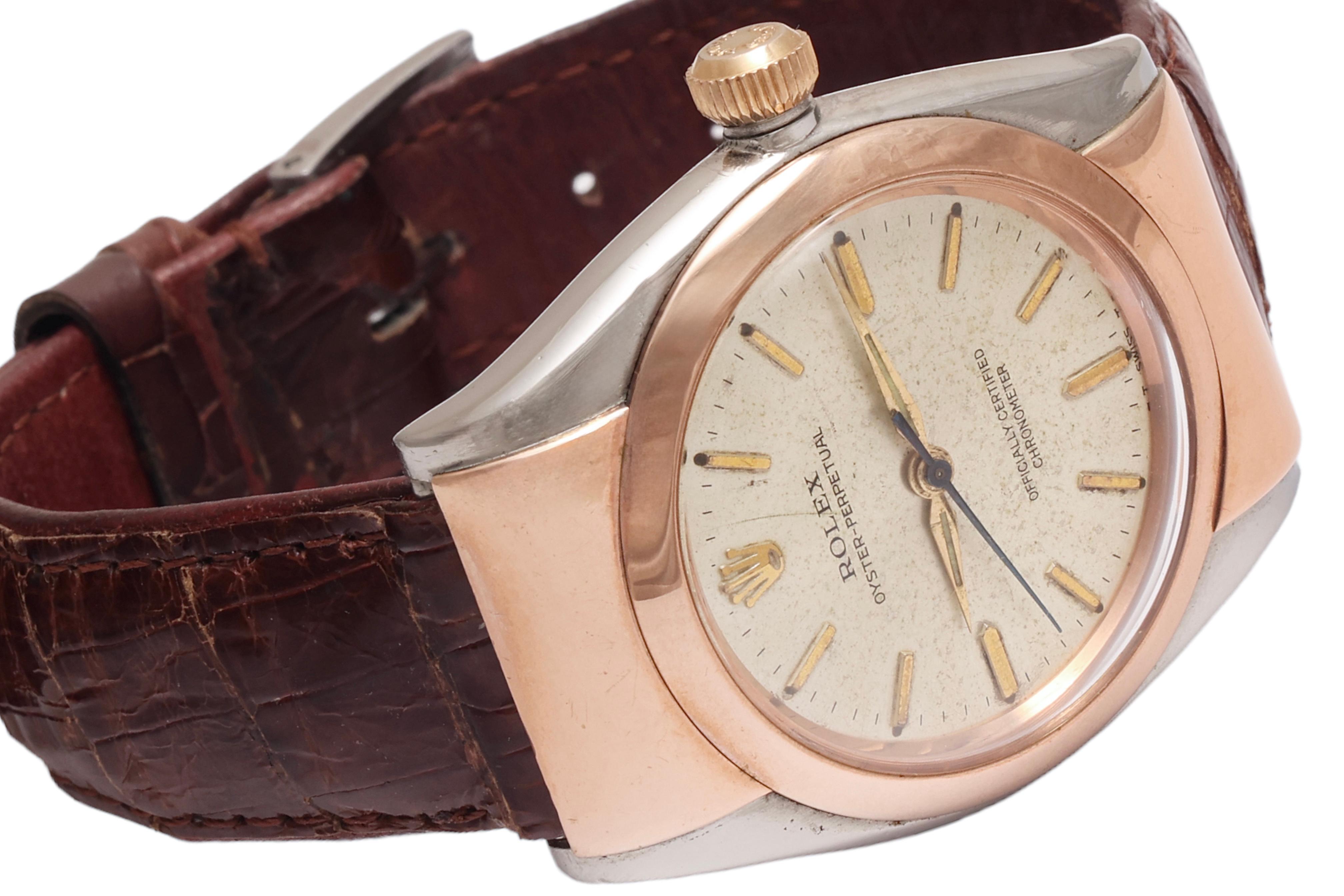 Rolex Chronometer Collectors Hooded Bubble Back Ref. 3065 In Excellent Condition For Sale In Antwerp, BE
