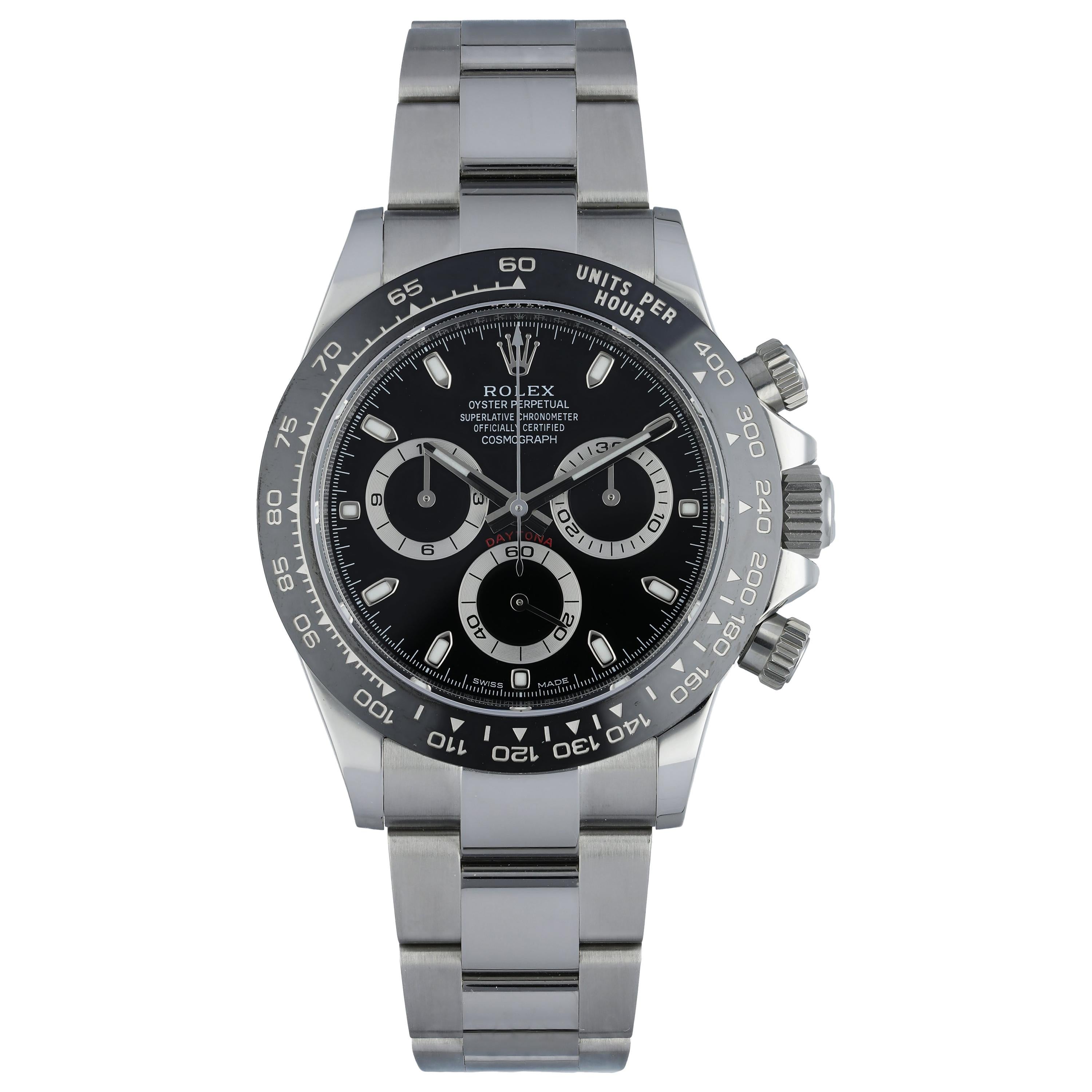 Rolex Cosmograph Daytona 116500LN Men's Watch Box Papers For Sale