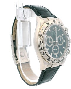 Rolex Cosmograph Daytona 116519 18K White Gold Black Dial Box & Papers