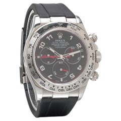 Rolex Cosmograph Daytona 116519 18KT White Gold, Black Racing Dial, Box