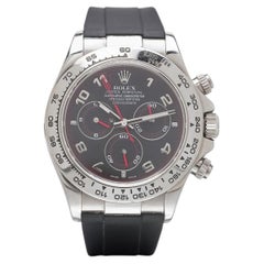 Rolex Cosmograph Daytona 116519 18KT White Gold, Black Racing Dial, Box