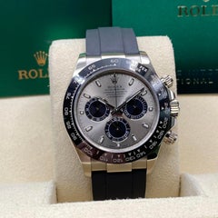 Rolex Cosmograph Daytona 116519LN Ceramic White Gold Steel Dial Watch B&P