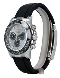 Rolex Cosmograph Daytona 116519LN White Gold Ceramic New Cord Watch, 2020