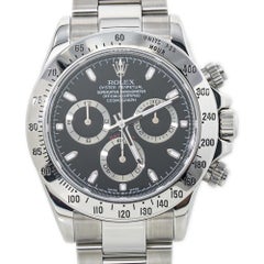 Rolex Cosmograph Daytona 116520 Automatic Black Dial Complete Box/Papers