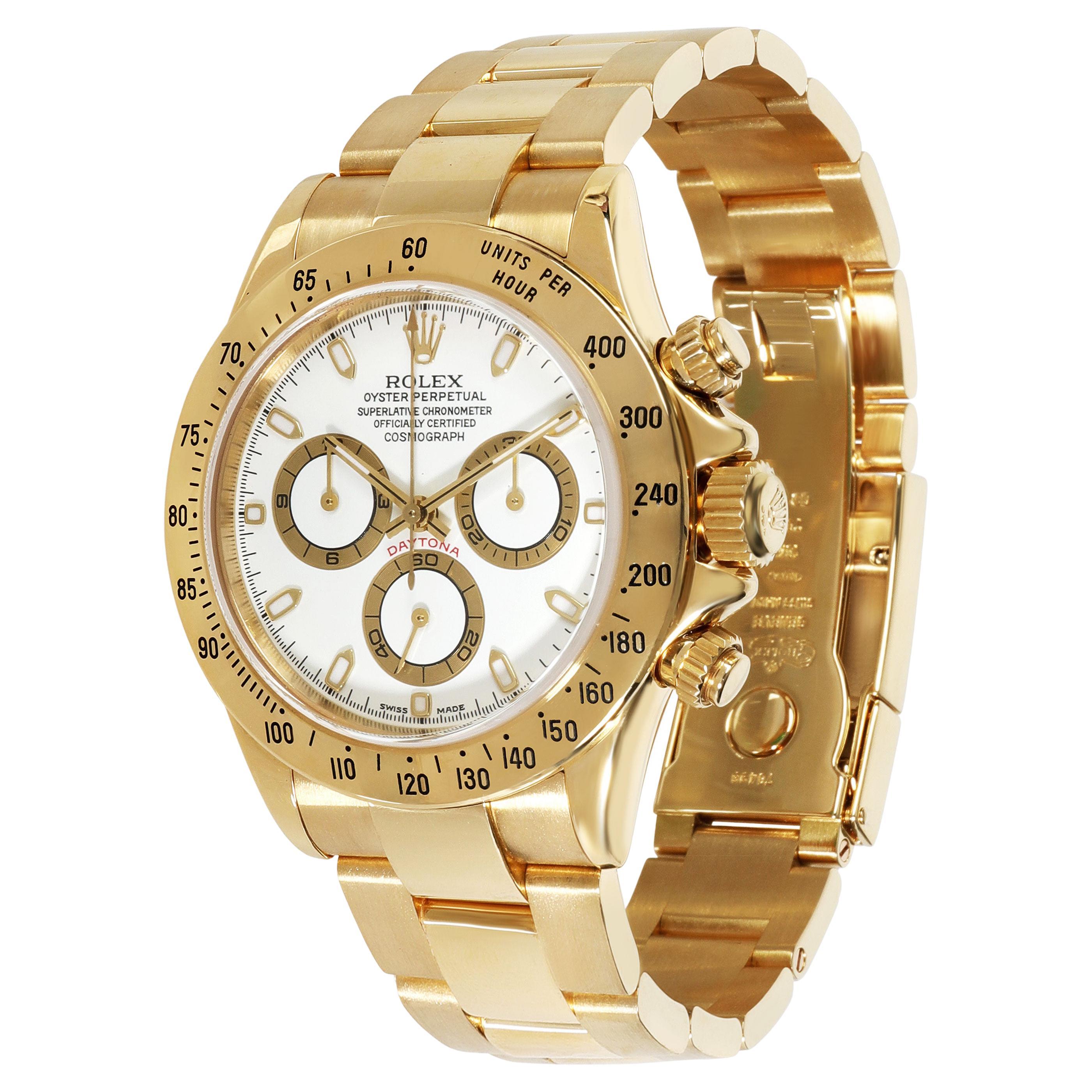 Rolex Cosmograph Daytona 116528 Men's Watch in 18kt Yellow Gold