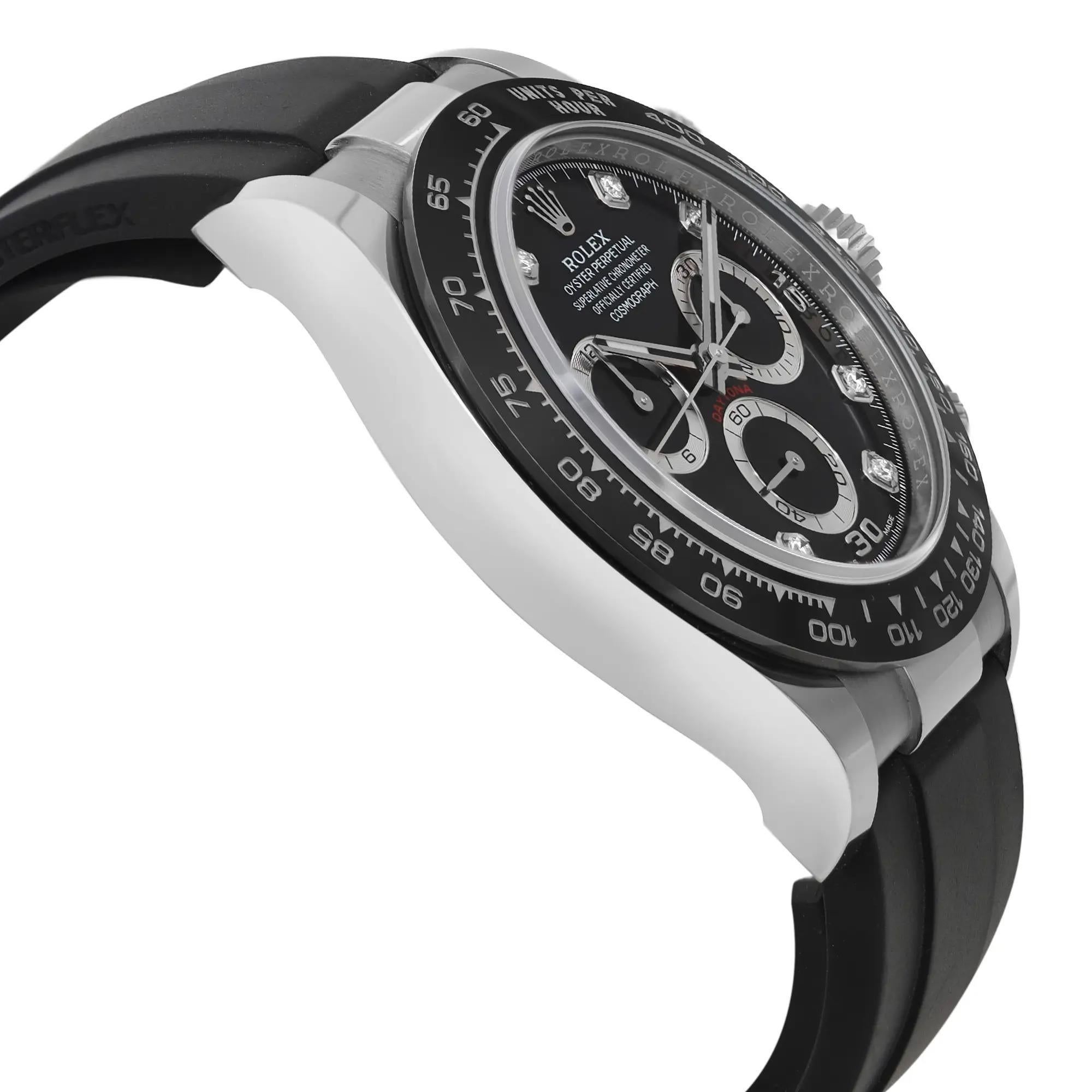 Rolex Cosmograph Daytona Oro 18K Ceramica Acciaio Quadrante Nero Uomo Orologio 116519LN In condizioni Nuovo in vendita a New York, NY