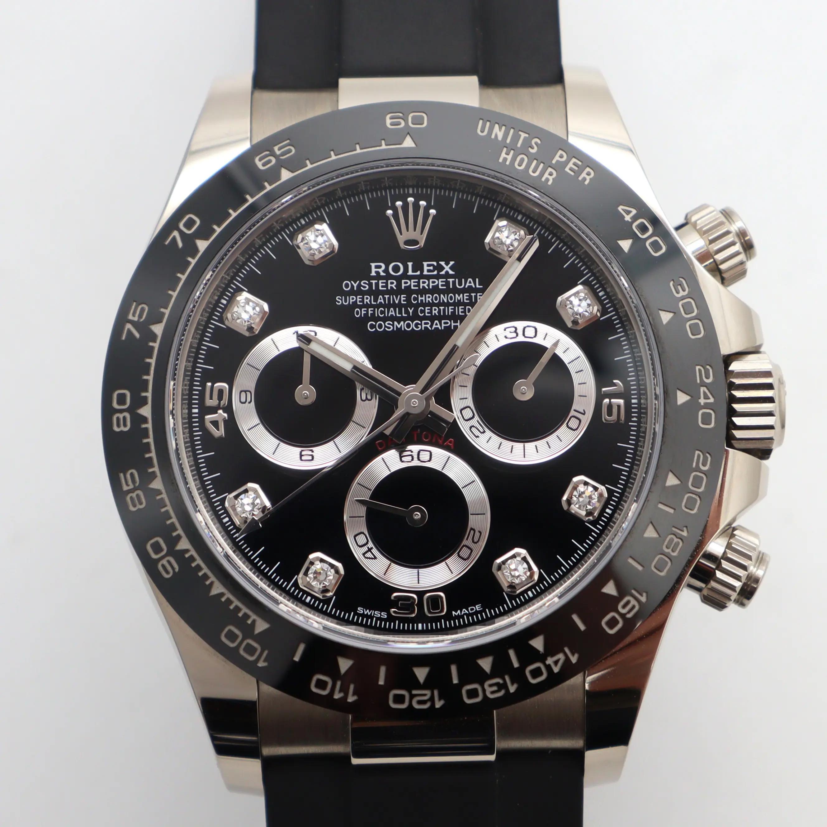 Rolex Cosmograph Daytona 18K Gold Ceramic Steel Black Dial Men Watch 116519LN For Sale 1