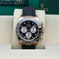 Rolex Cosmograph Daytona 18k Rose Gold schwarzes Zifferblatt Herrenuhr 126515LN Box Papier