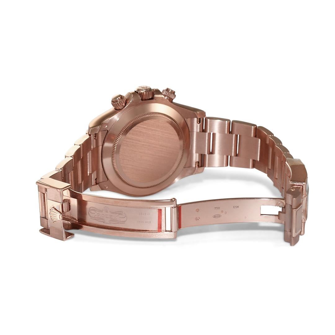 Rolex Cosmograph Daytona 18K Rose gold, MDL 116505 Factory Diamond Pink Dial For Sale 1