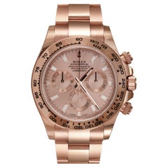 Rolex Cosmograph Daytona 18K Rose gold, MDL 116505 Factory Diamond Pink Dial