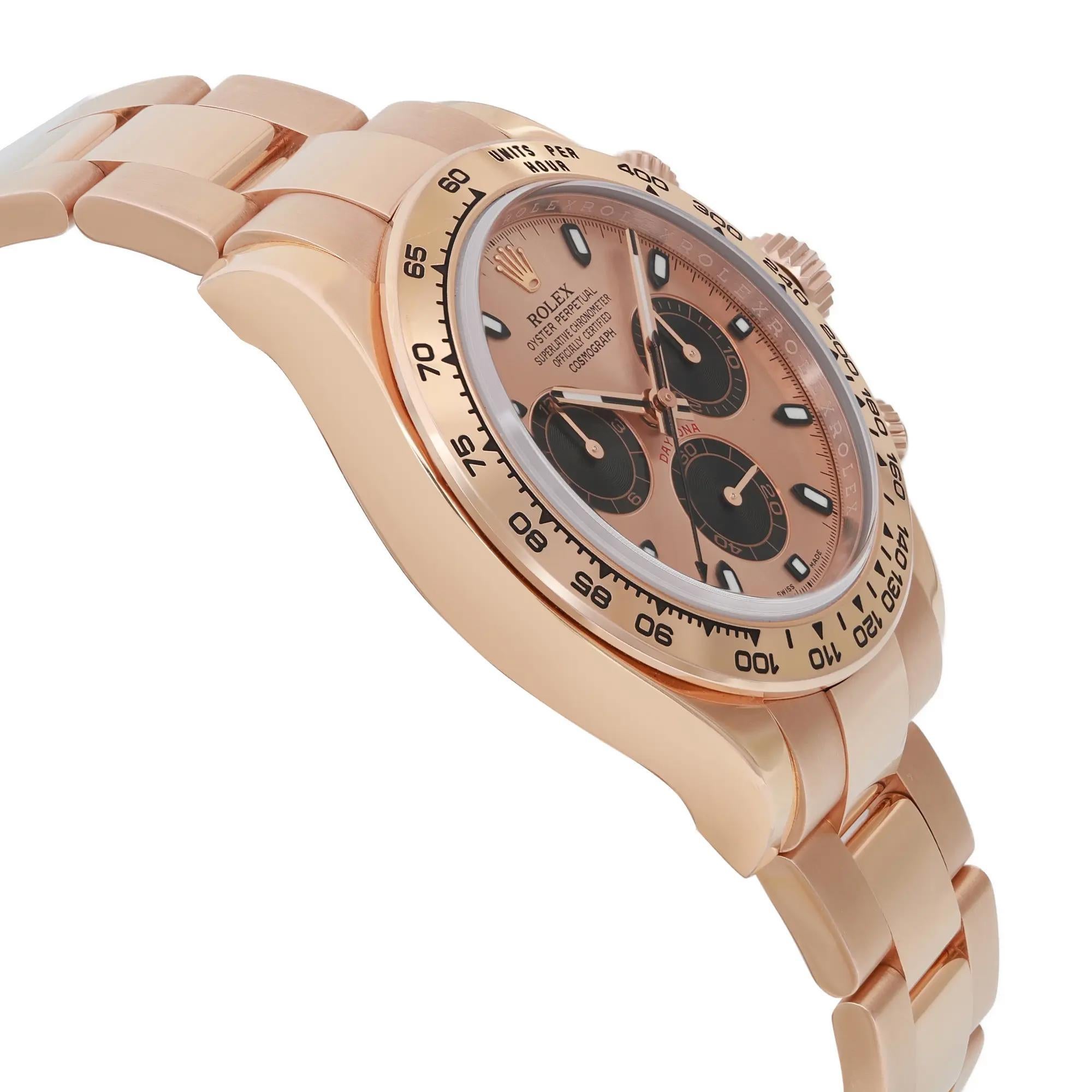 rose gold daytona chocolate dial