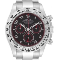 Rolex Cosmograph Daytona 18 Karat White Gold Black Dial Men’s Watch 116509