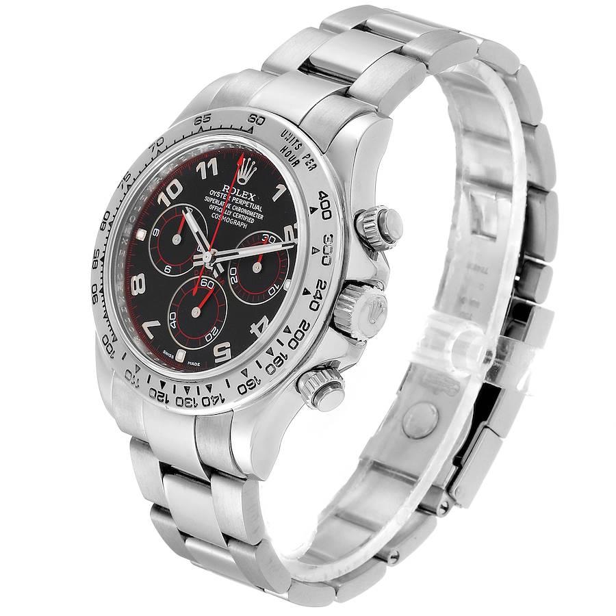 Rolex Cosmograph Daytona 18 Karat White Gold Black Dial Men's Watch 116509 For Sale 1