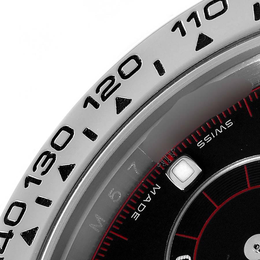 Men's Rolex Cosmograph Daytona 18K White Gold Black Dial Mens Watch 116509