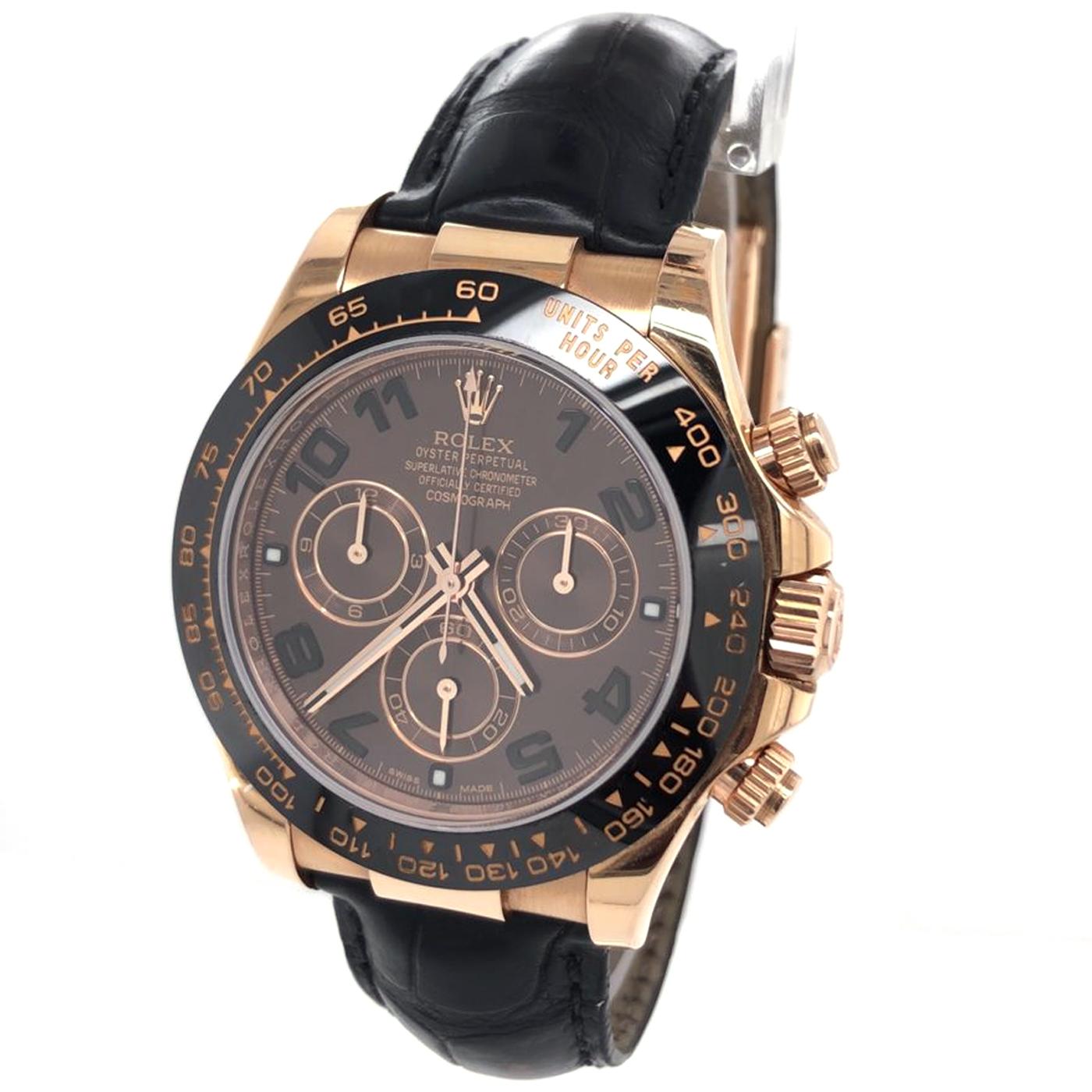 rose gold daytona chocolate