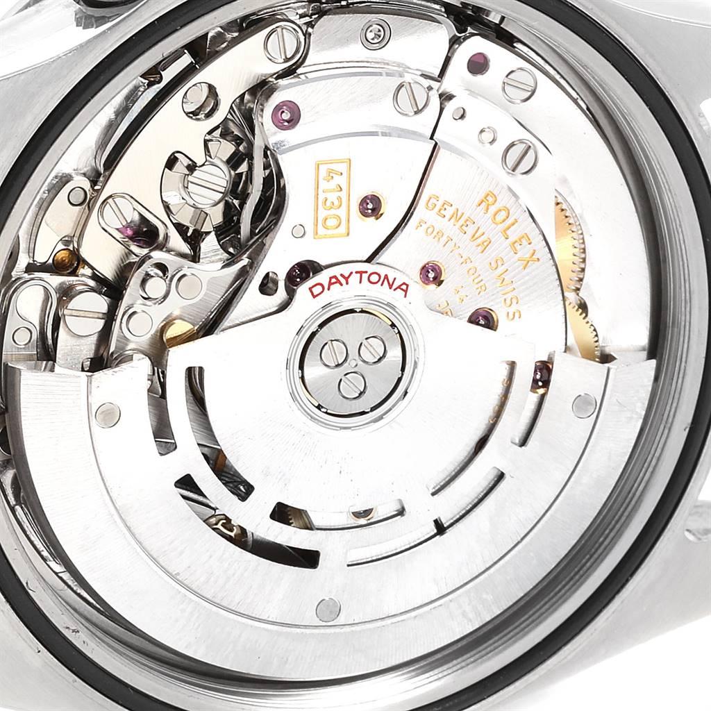 Rolex Cosmograph Daytona 40 White Dial Chrono Steel Men's Watch 116520 2