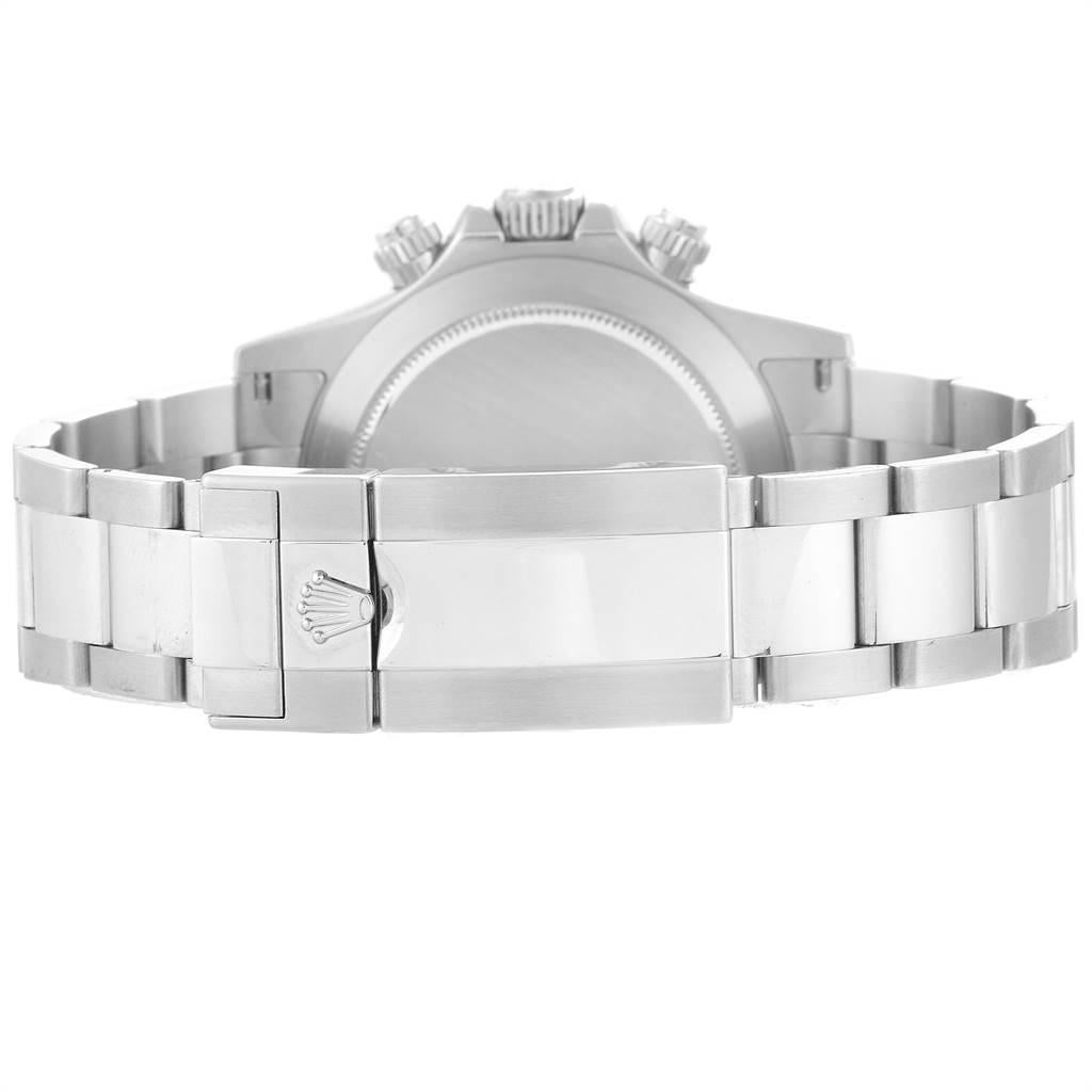 Rolex Cosmograph Daytona 40 White Dial Chrono Steel Men's Watch 116520 For Sale 4