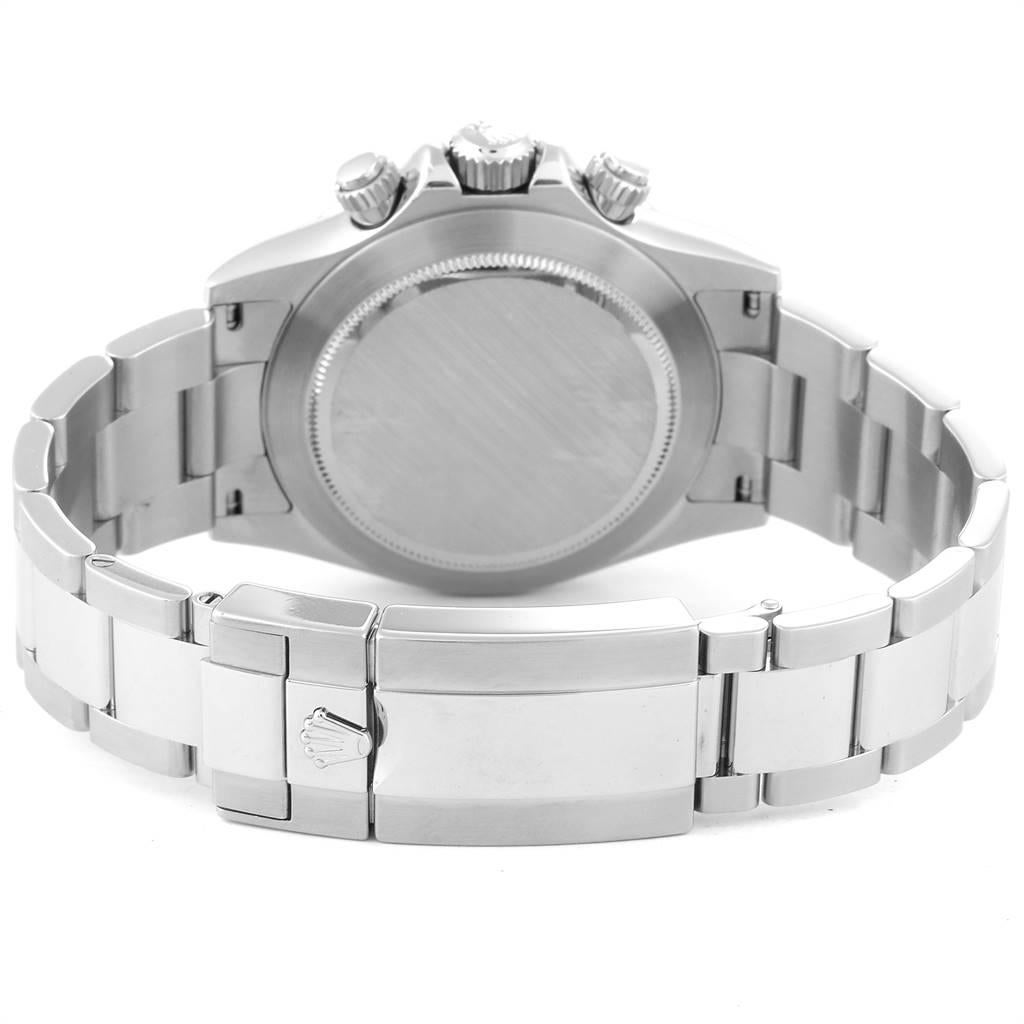 Rolex Cosmograph Daytona 40 White Dial Chrono Steel Men’s Watch 116520 For Sale 5