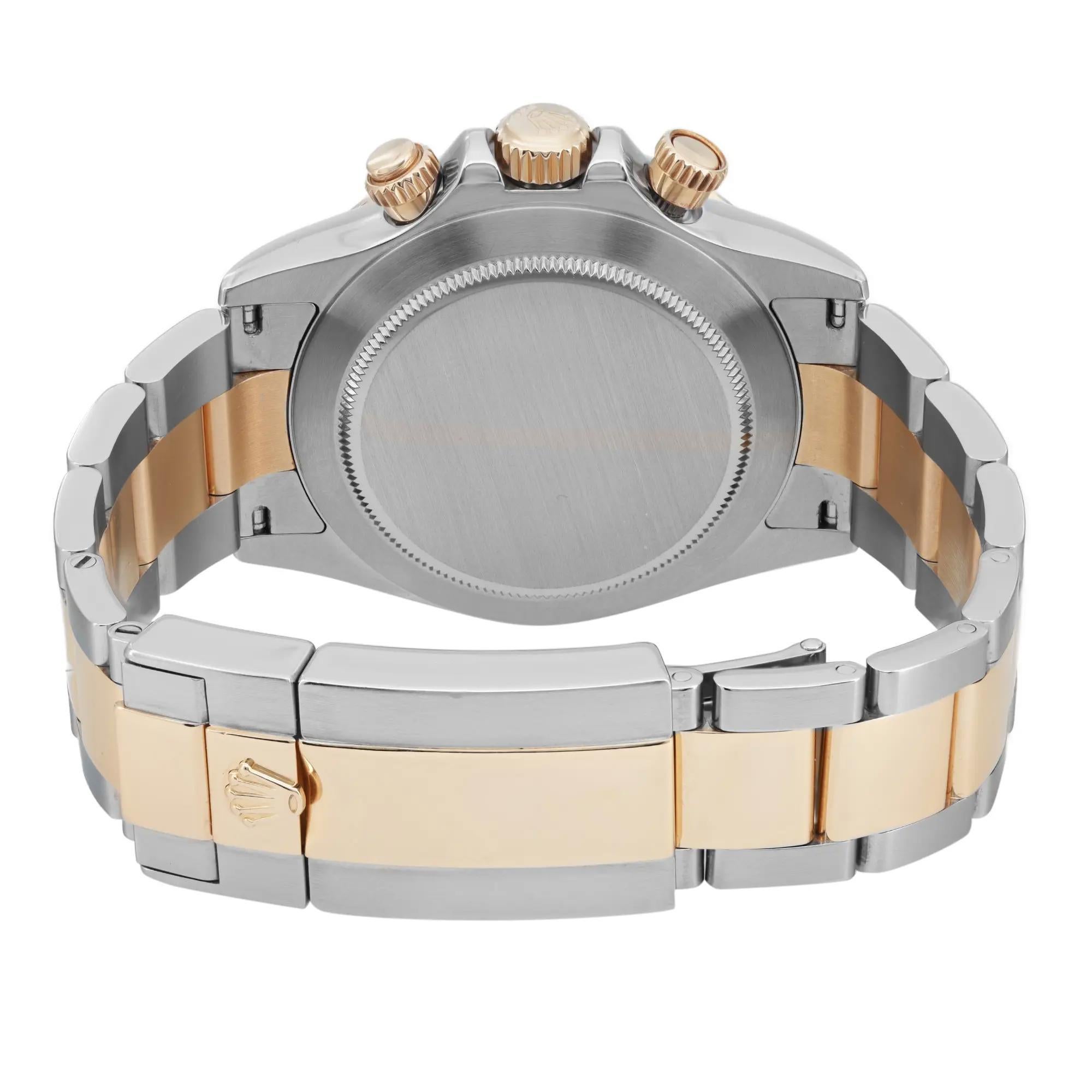 Rolex Cosmograph Daytona 40MM Oro 18K Quadrante Diamante Acciaio Orologio da uomo 116523G in vendita 1