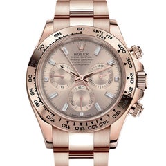 Rolex Cosmograph Daytona 40mm 18K Gold Diamond Sundust Dial Watch 116505