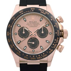 Rolex Cosmograph Daytona 18K Rose Gold Pink Dial Mens Watch 116515LN