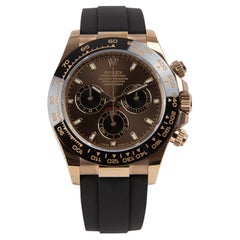 Rolex Cosmograph Daytona 40mm Index Dial Everose Gold OysterFlex Watch 116515LN Rolex Cosmograph Daytona 40mm Index Dial Everose Gold OysterFlex Watch 116515LN