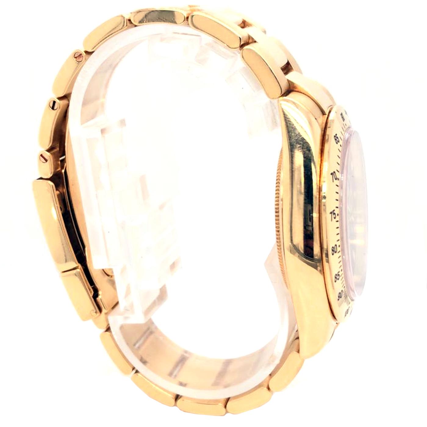 Rolex Cosmograph Daytona Men's 18k Yellow Gold Black Dial Mens Watch 116528 For Sale 2