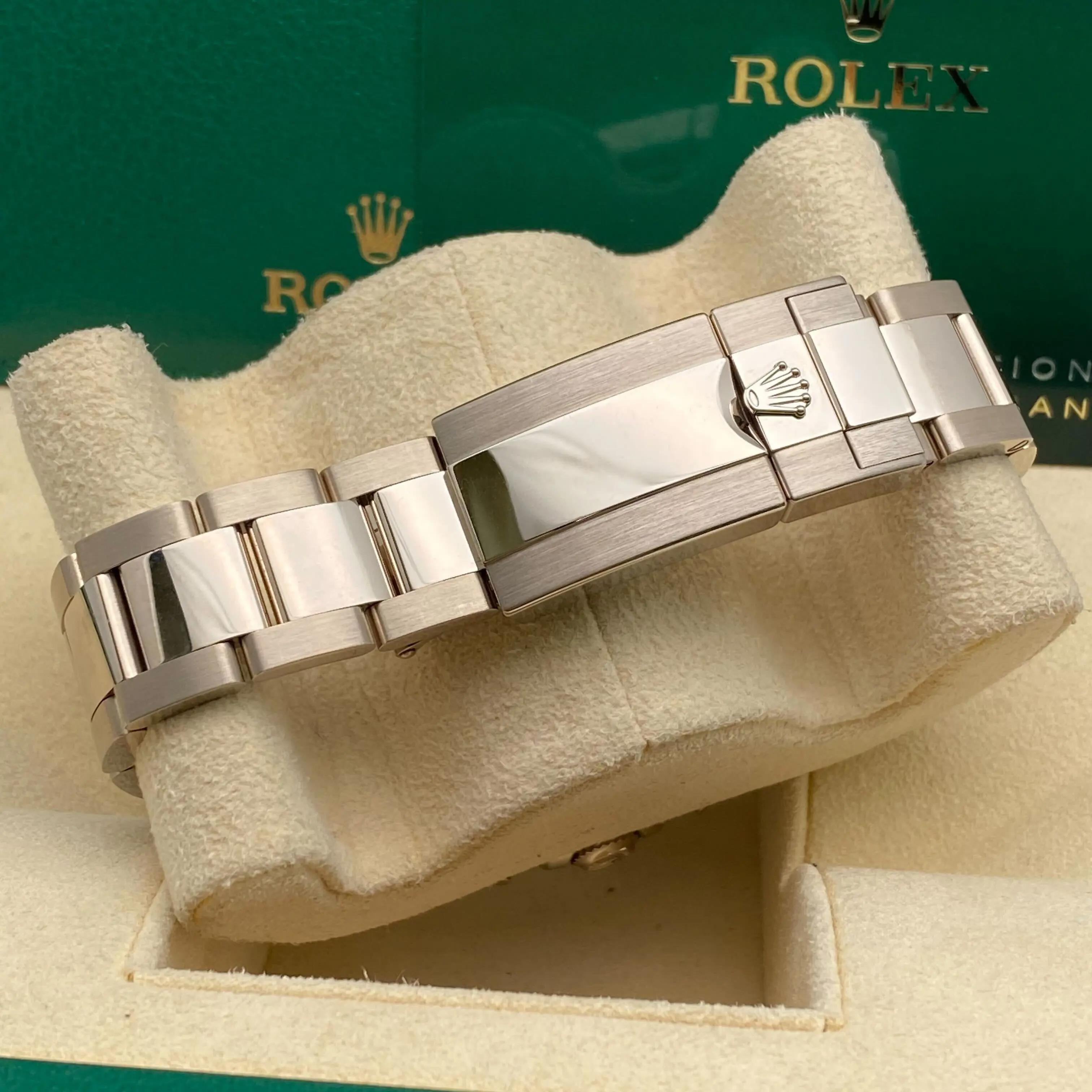 Rolex Cosmograph Daytona Baby LeMan 40 Oro Bianco 18K Quadrante Nero Orologio 126509 in vendita 4