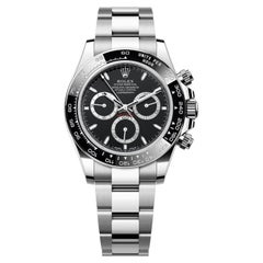 Rolex Cosmograph Daytona Black Dial Ceramic Bezel Oystersteel Watch 116500LN