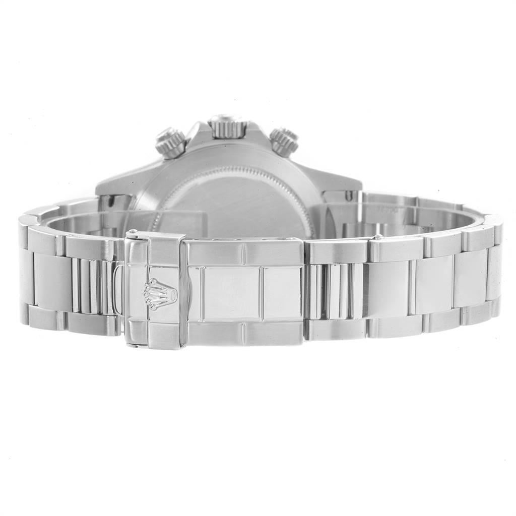 Rolex Cosmograph Daytona Black Dial Zenith Movement Watch 16520 3