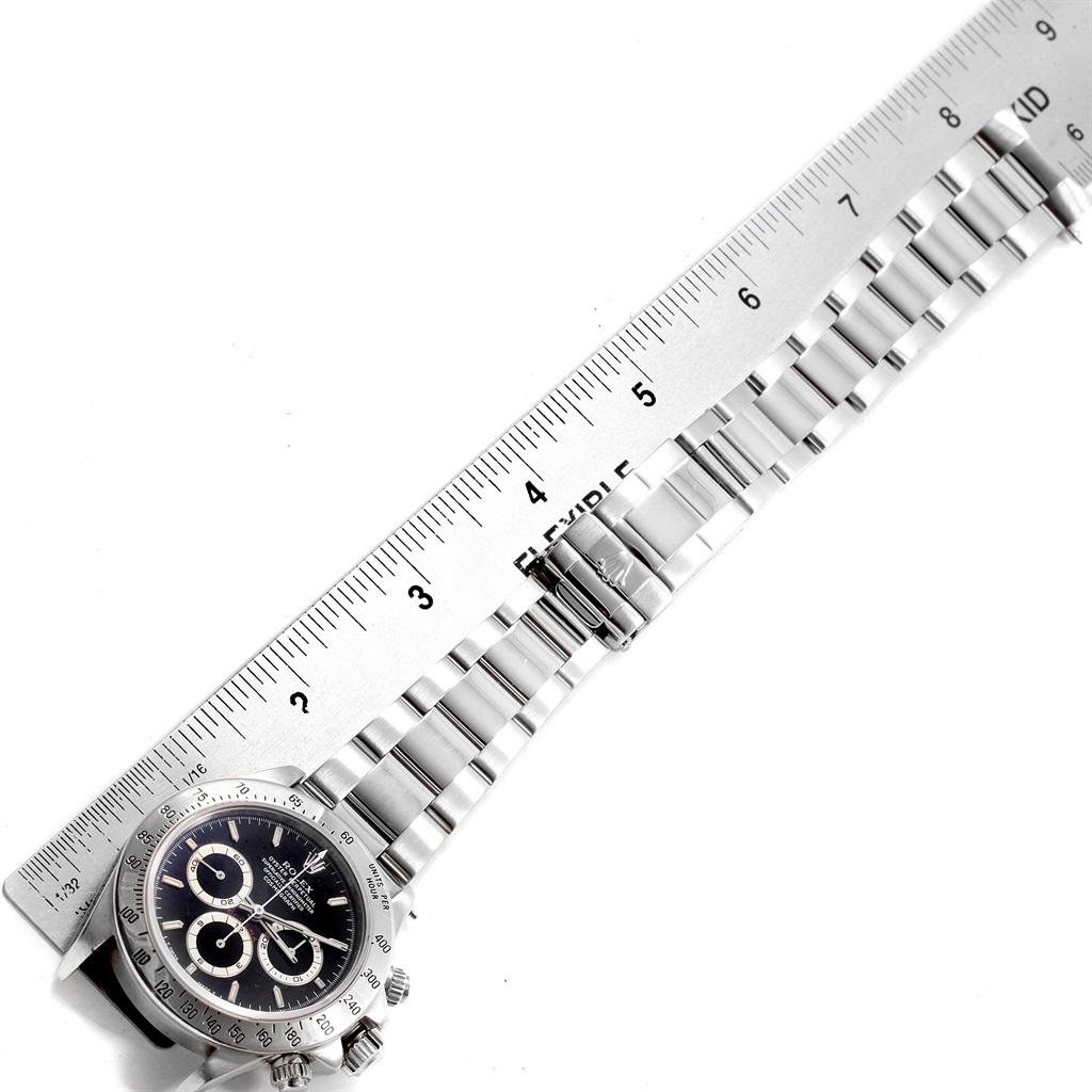 Rolex Cosmograph Daytona Black Dial Zenith Movement Watch 16520 5