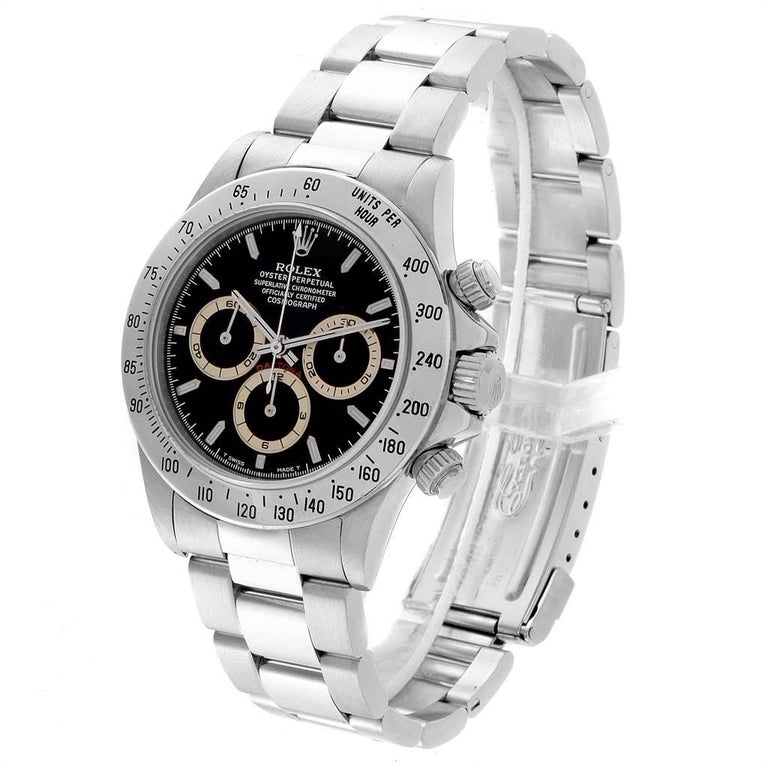 Rolex Cosmograph Daytona Black Dial Zenith Movement Watch ...