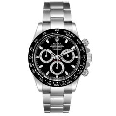 Rolex Cosmograph Daytona Ceramic Bezel Black Dial Mens Watch 116500 Box Card