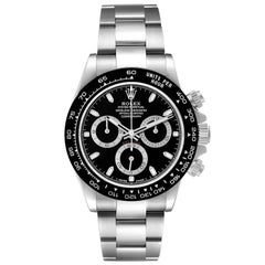 Rolex Cosmograph Daytona Ceramic Bezel Black Dial Mens Watch 116500 Box Card
