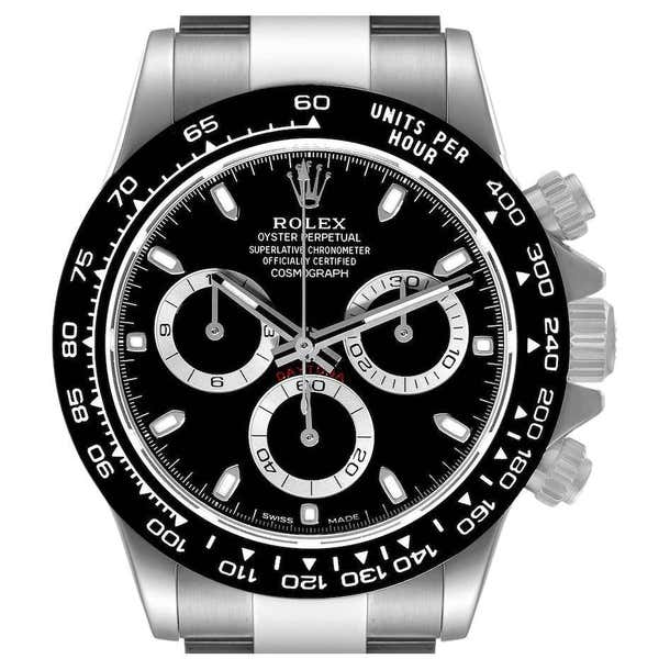 Rolex Cosmograph Daytona Ceramic Bezel Black Dial Mens Watch 116500 Box ...