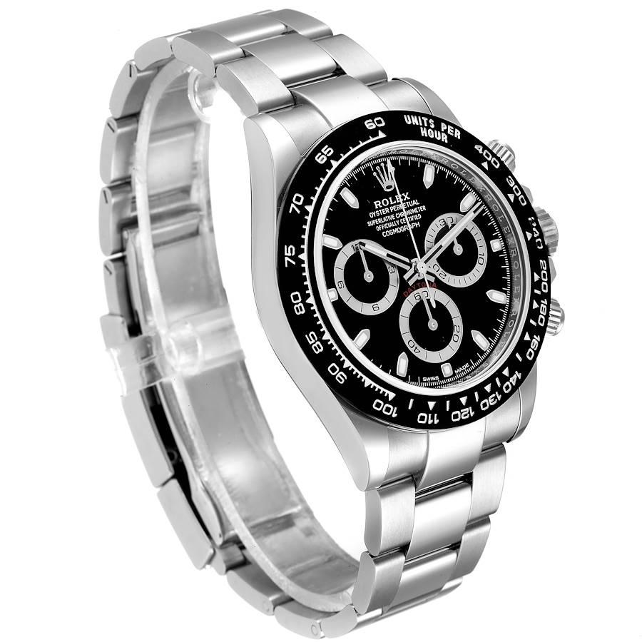 Rolex Cosmograph Daytona Ceramic Bezel Black Dial Mens Watch 116500 Unworn In Excellent Condition In Atlanta, GA