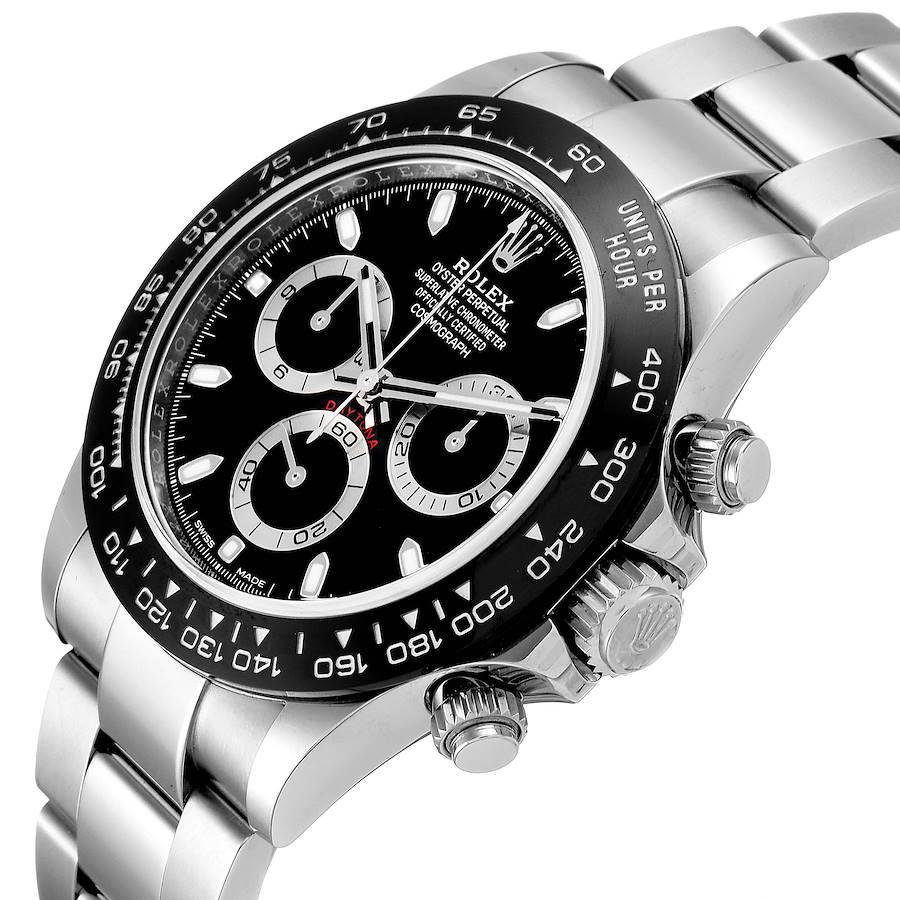 Rolex Cosmograph Daytona Ceramic Bezel Black Dial Mens Watch 116500 Unworn For Sale 1