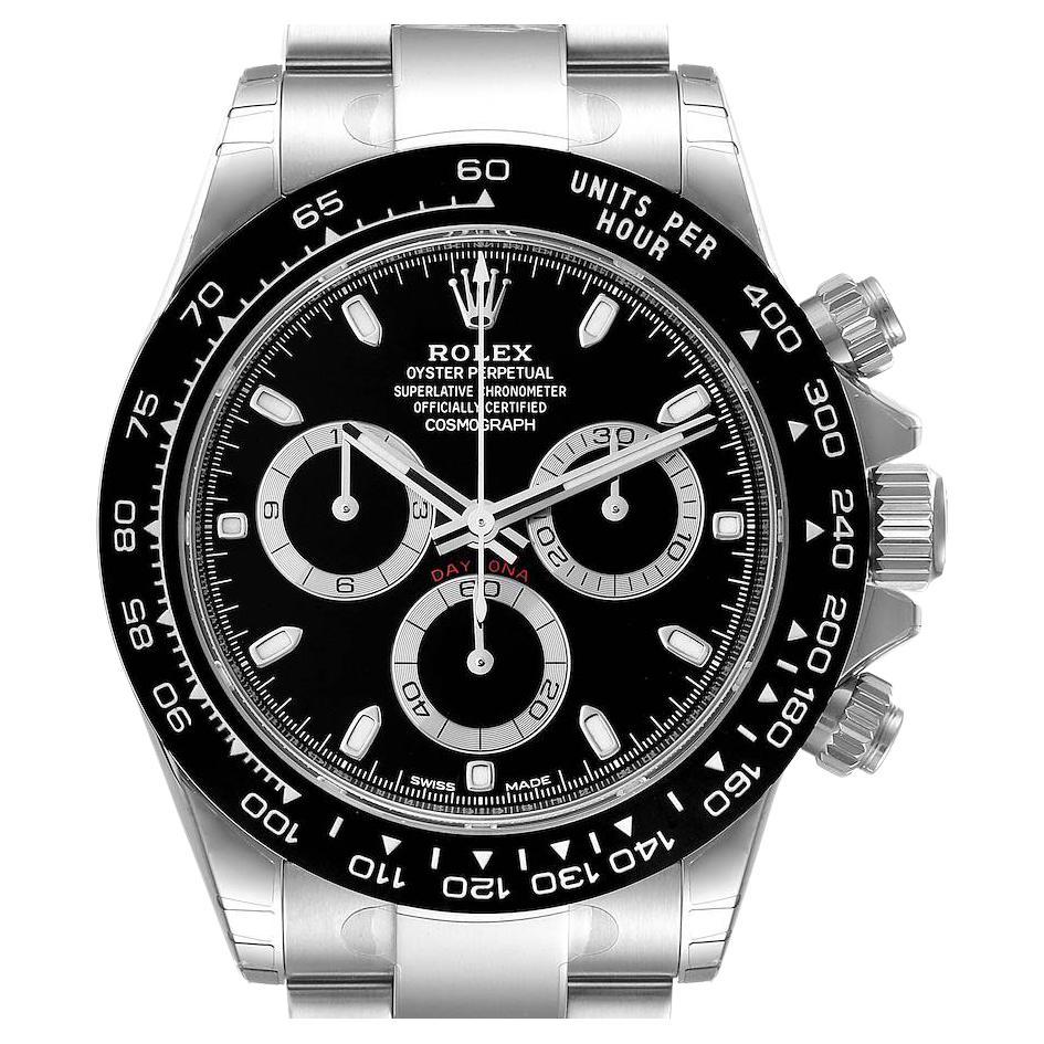 Rolex Cosmograph Daytona Ceramic Bezel Black Dial Mens Watch 116500 Unworn