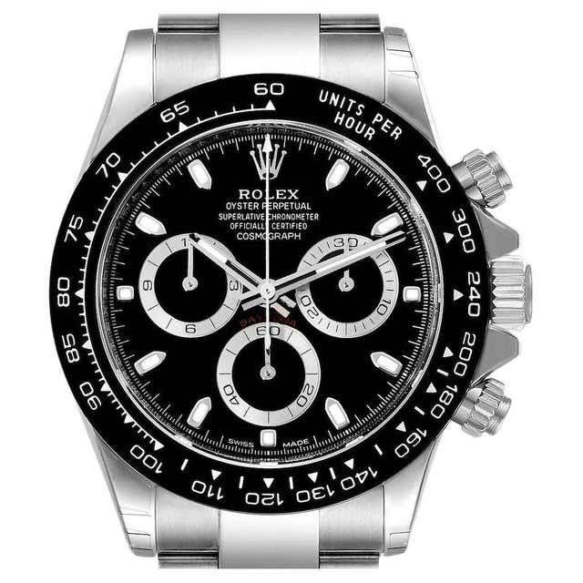 Rolex Cosmograph Daytona Ceramic Bezel Black Dial Mens Watch 116500 ...