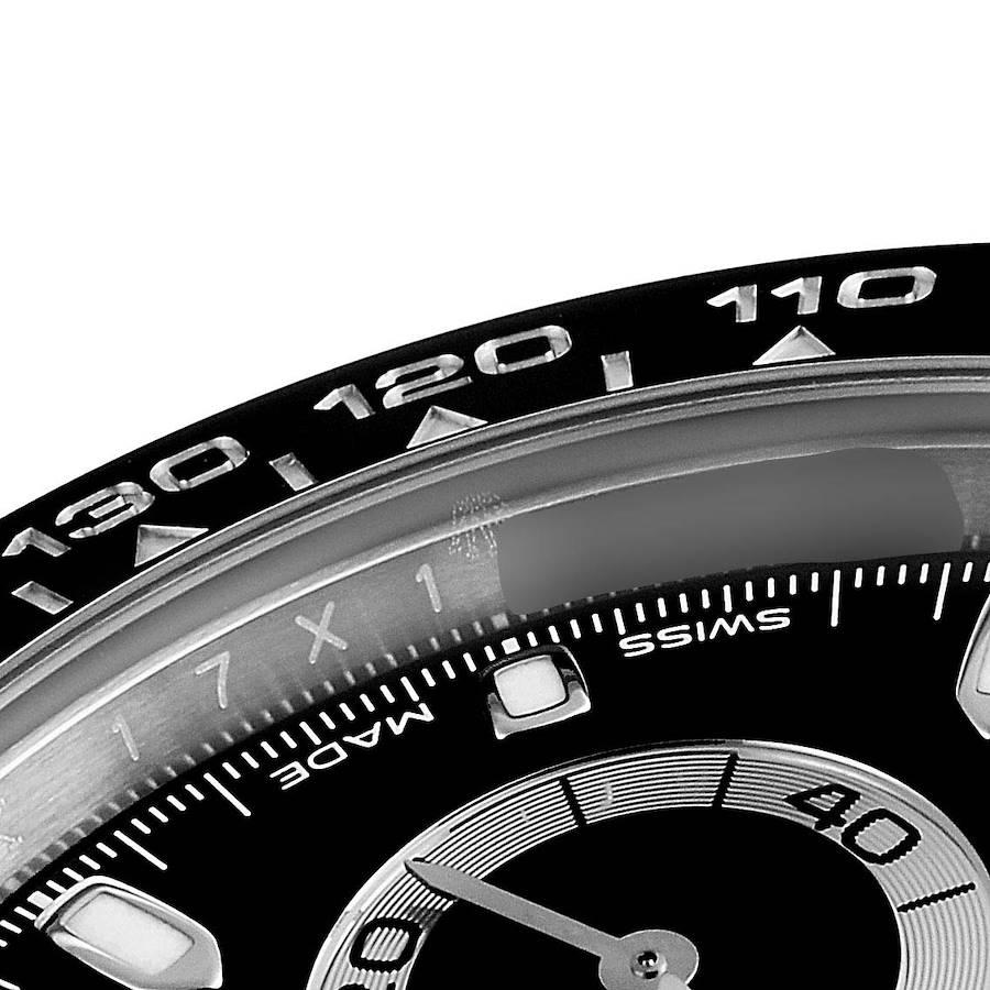Rolex Cosmograph Daytona Ceramic Bezel Black Dial Steel Mens Watch 116500 In Excellent Condition In Atlanta, GA