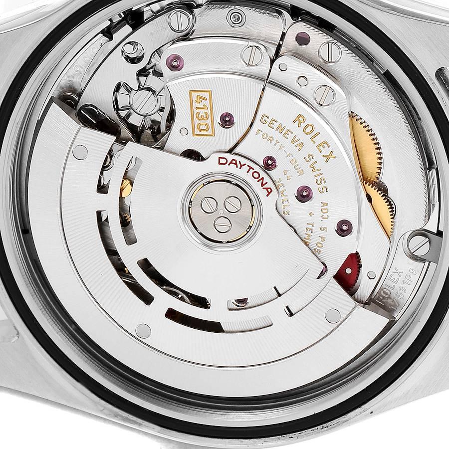 Rolex Cosmograph Daytona Ceramic Bezel Black Dial Watch 116500 Box Card For Sale 3