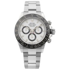Rolex Cosmograph Daytona Ceramic Steel White Dial Automatic Men's Watch 116500LN