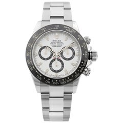 Rolex Cosmograph Daytona Keramik Stahl weißes Zifferblatt Automatik Herrenuhr 116500LN