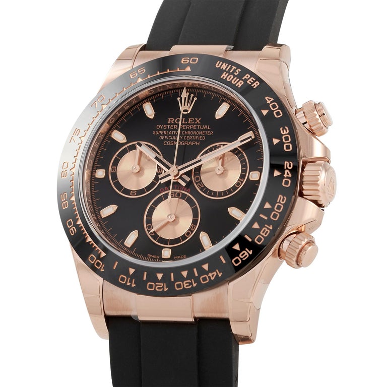 Rolex Cosmograph Daytona Everose Gold Watch 116515LN-0012 at 1stDibs
