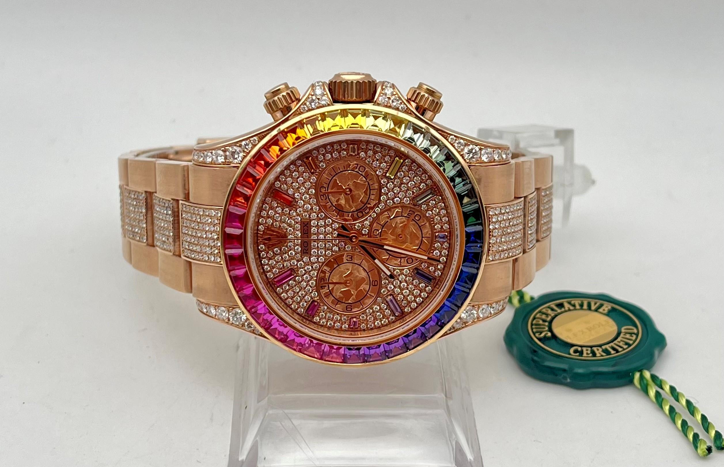 rolex rainbow daytona