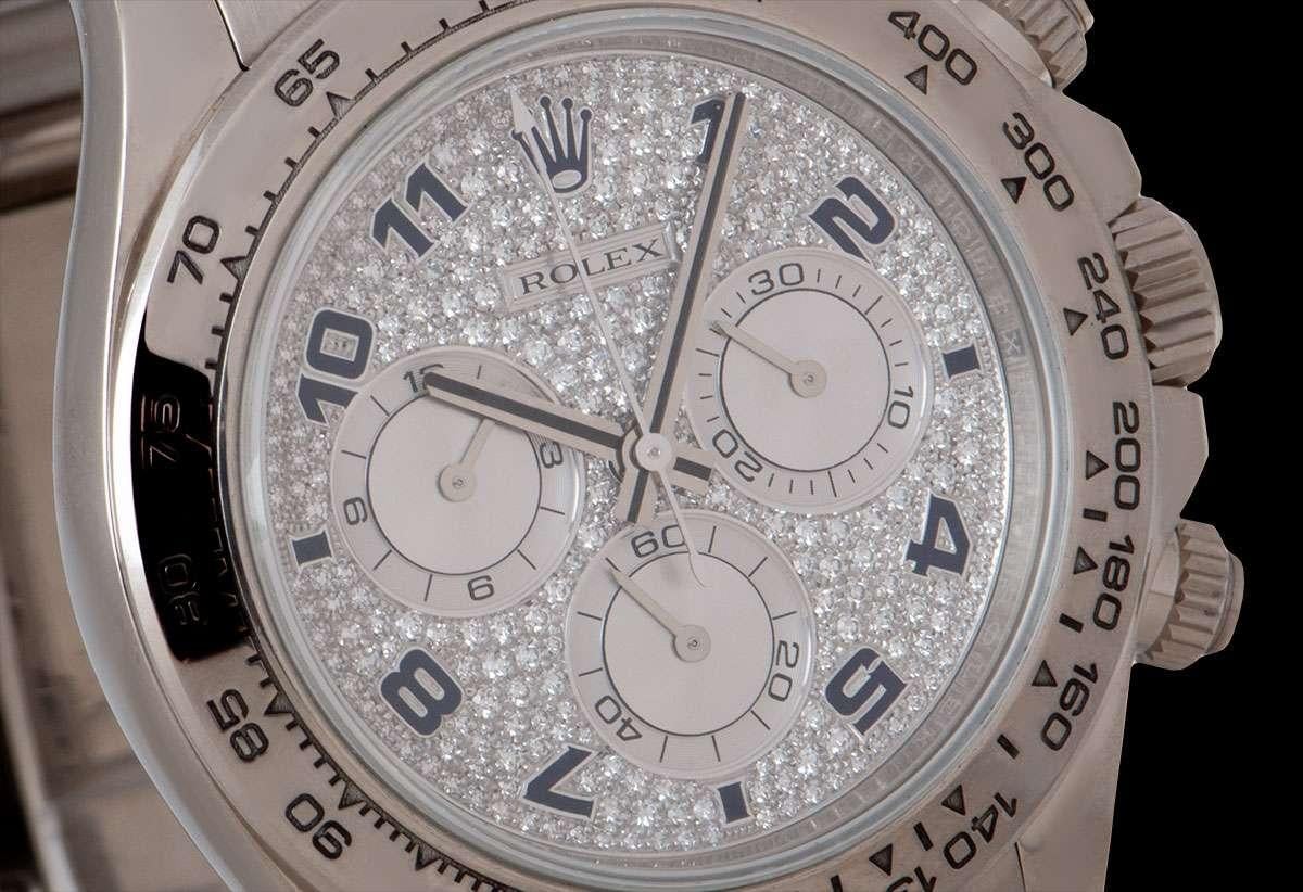 rolex daytona pave diamond dial